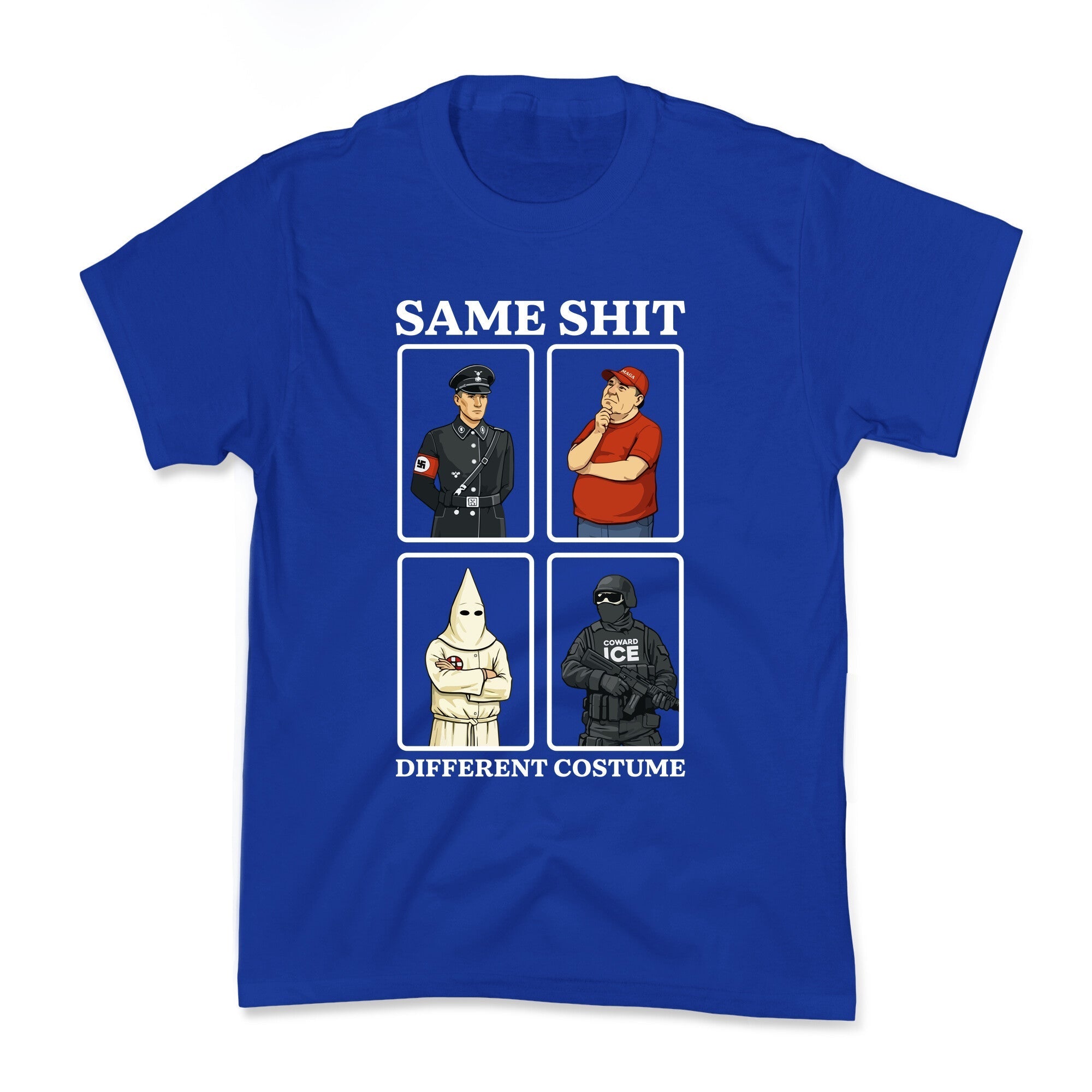 Same Shit Different Costume Kids Tee