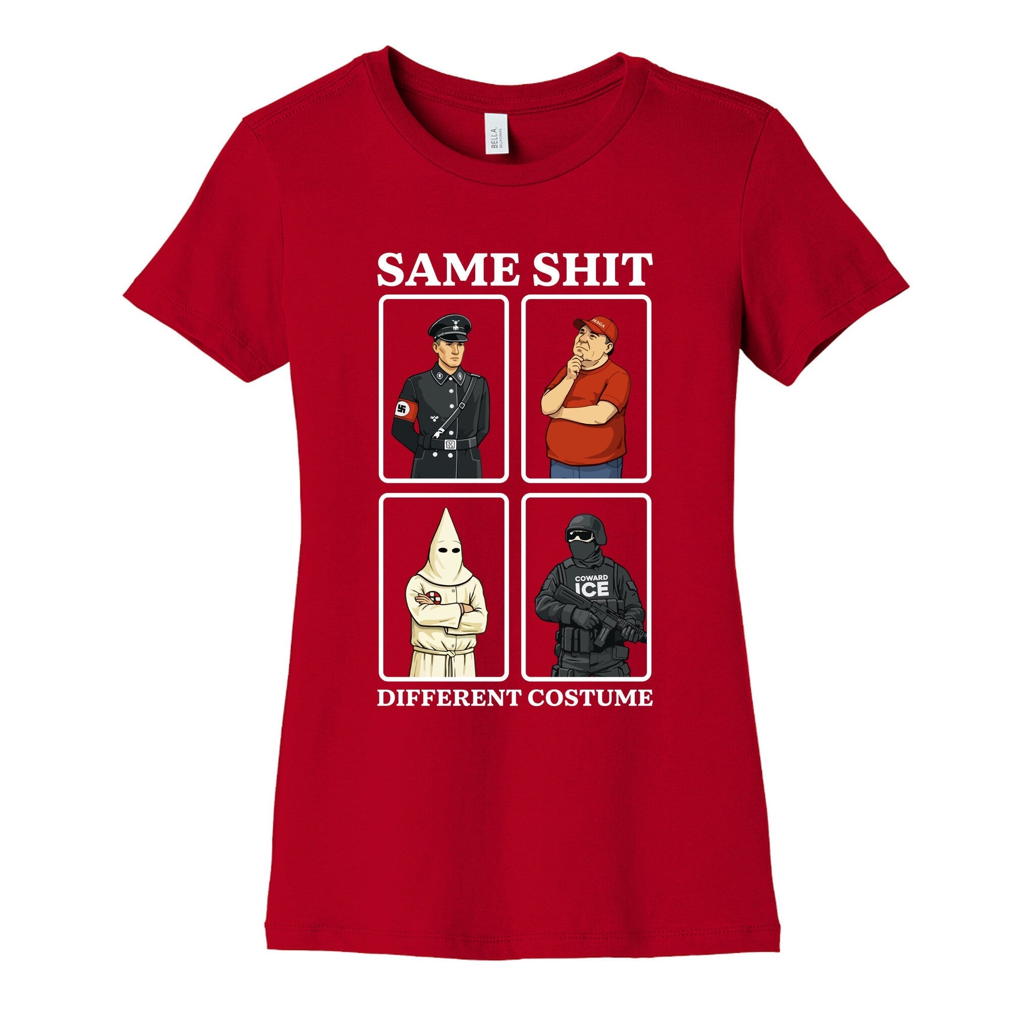Same Shit Different Costume Womens Cotton Tee