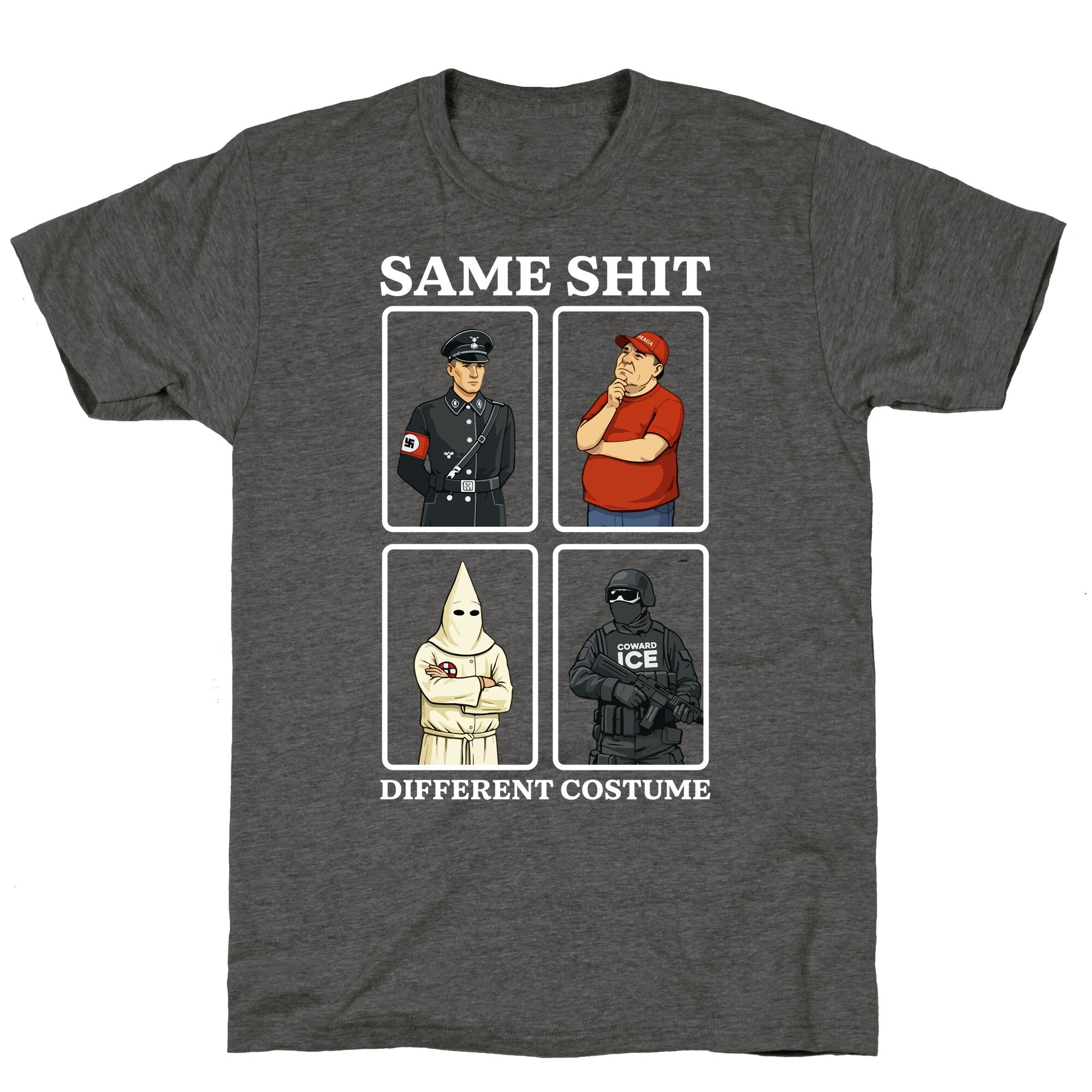 Same Shit Different Costume Unisex Triblend Tee
