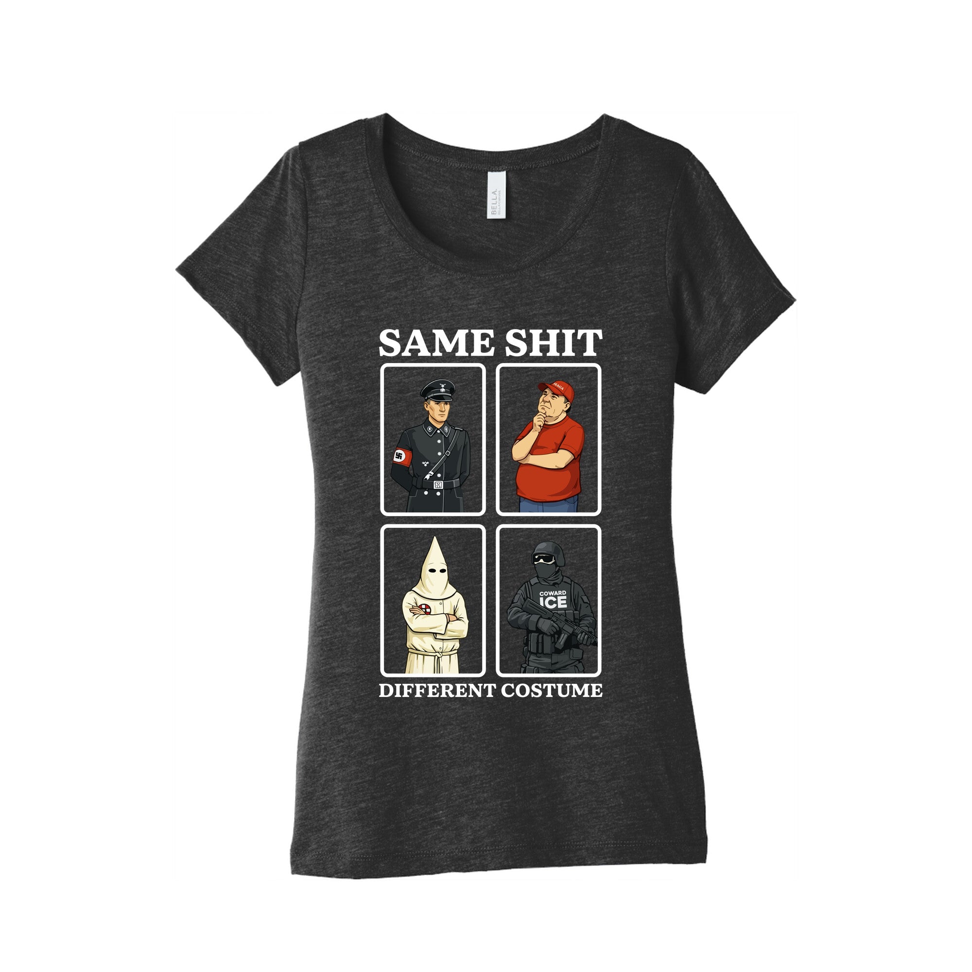 Same Shit Different Costume Womens Triblend Tee