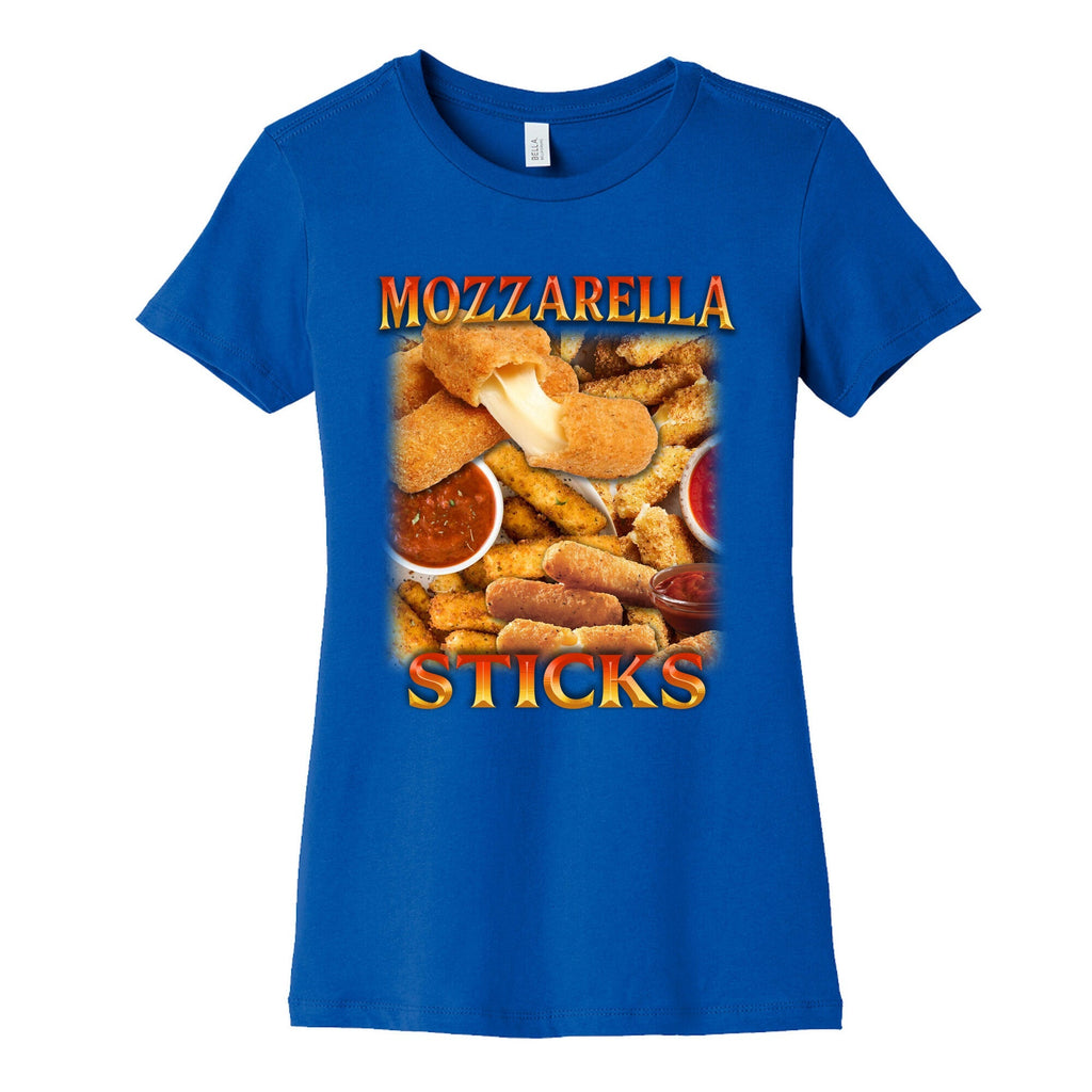 Mozzarella Sticks Womens Cotton Tee