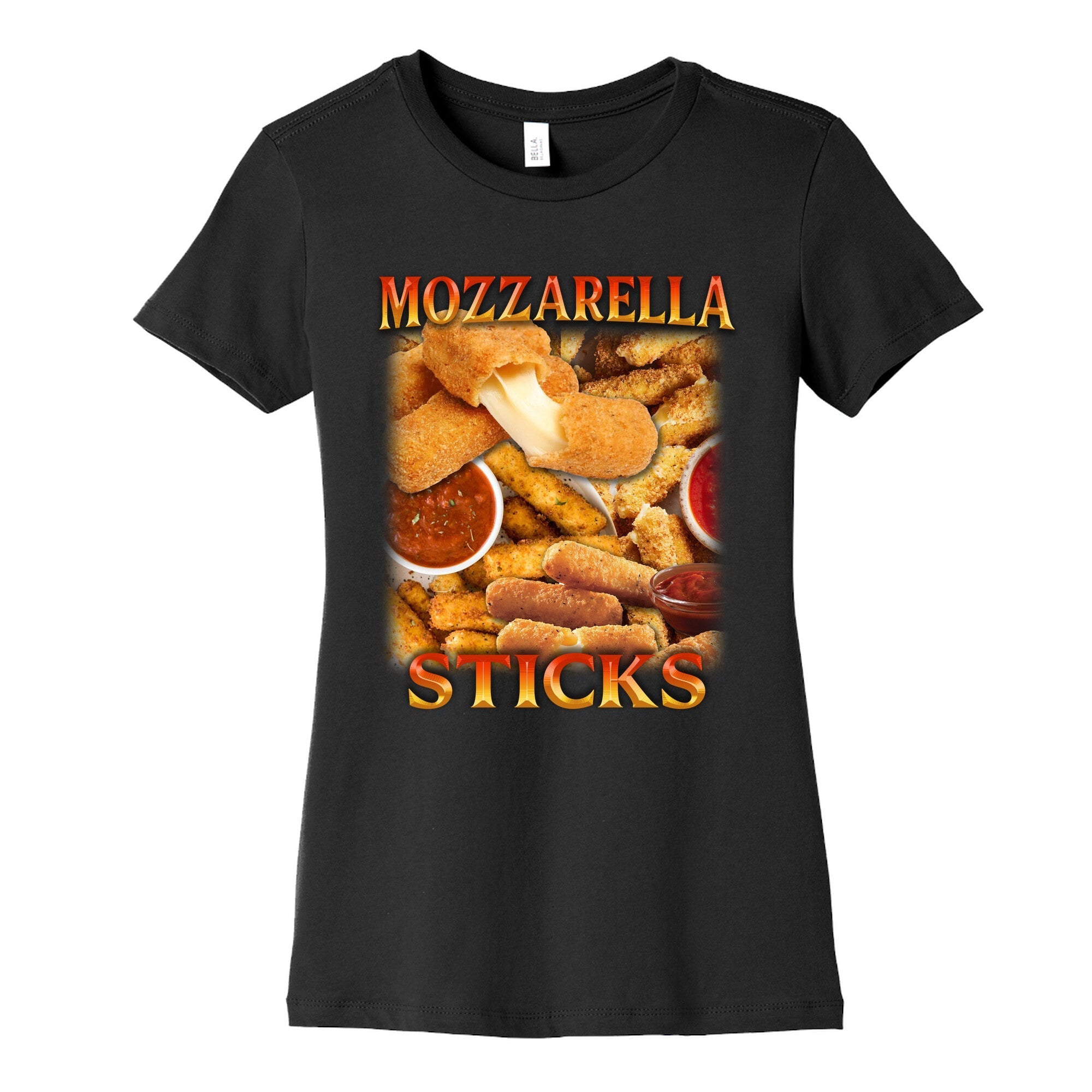 Mozzarella Sticks Womens Cotton Tee