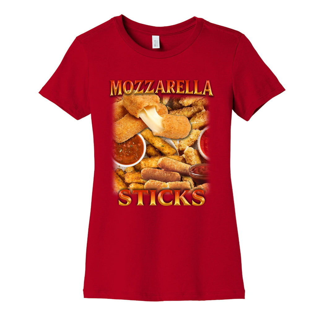 Mozzarella Sticks Womens Cotton Tee