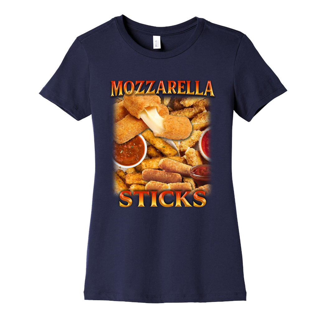Mozzarella Sticks Womens Cotton Tee