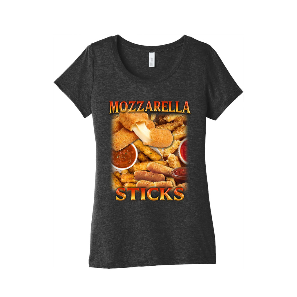 Mozzarella Sticks Womens Triblend Tee