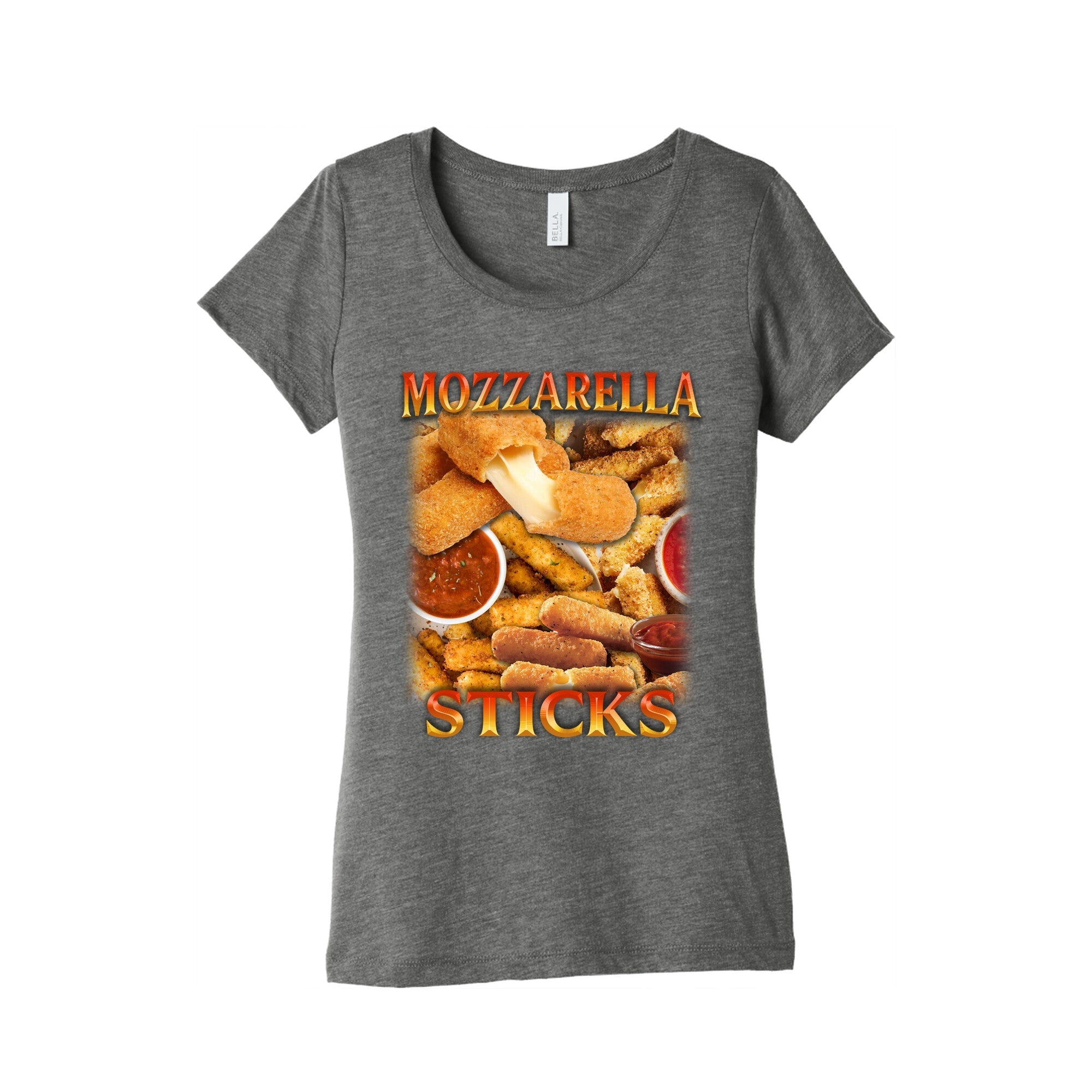 Mozzarella Sticks Womens Triblend Tee