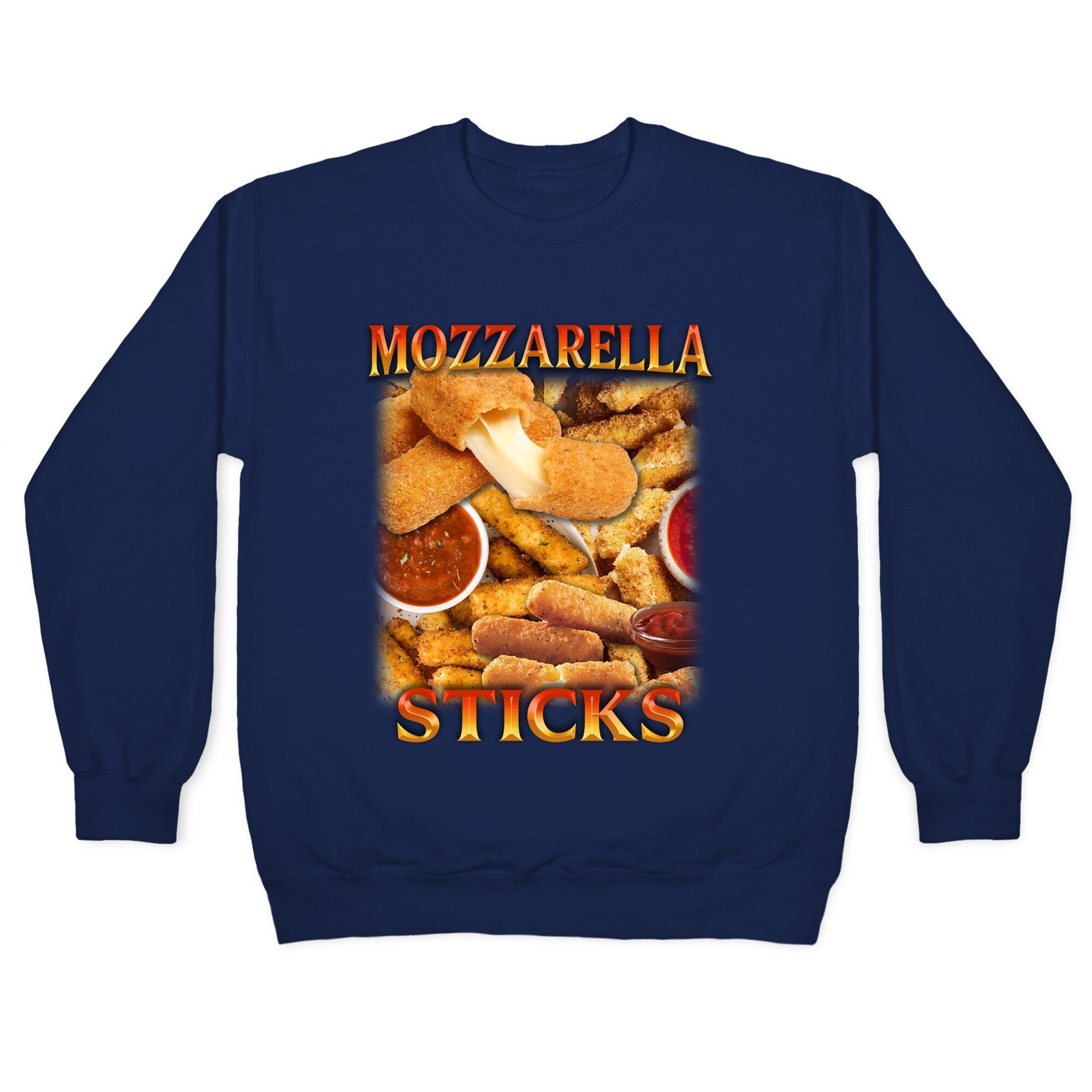 Mozzarella Sticks Crewneck Sweatshirt