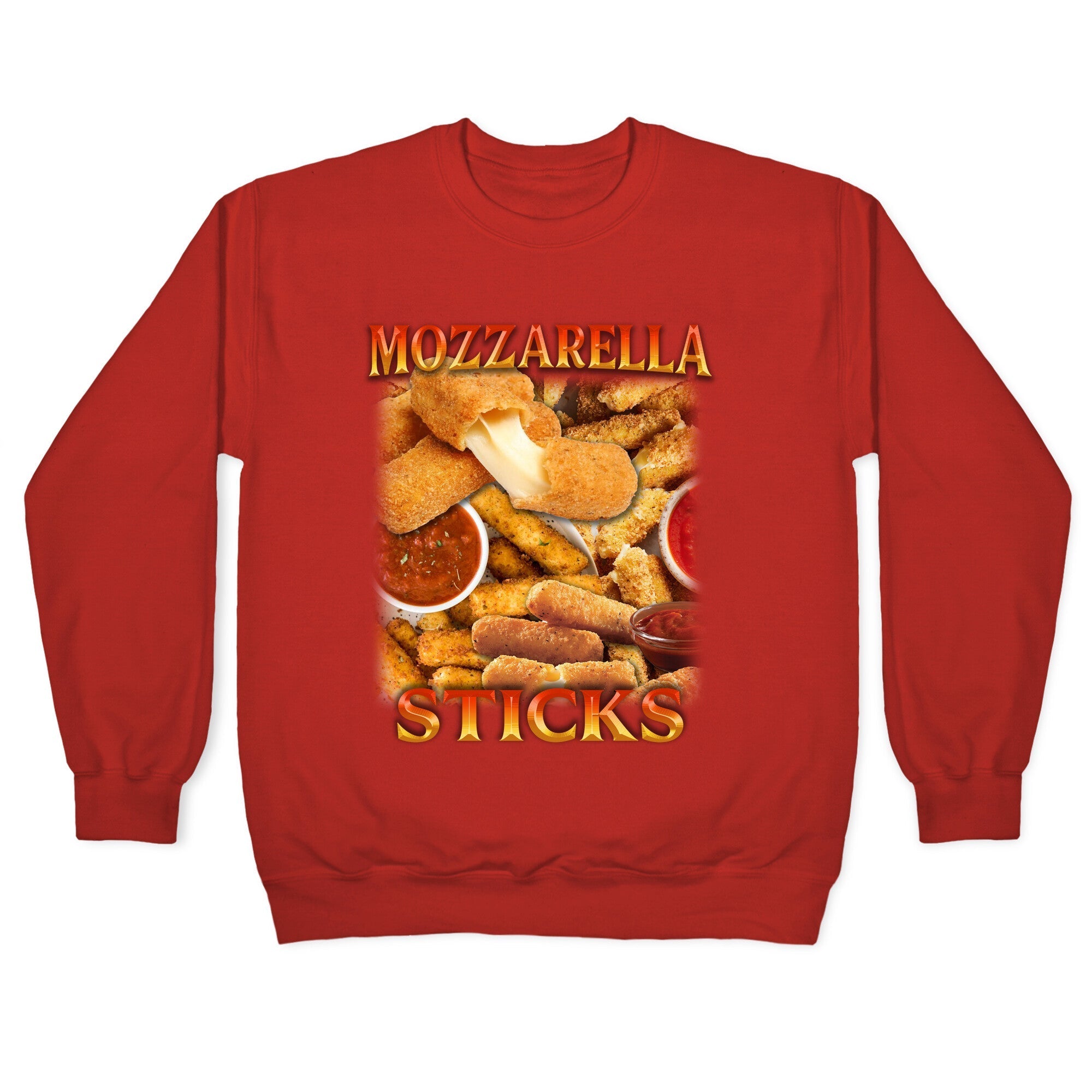 Mozzarella Sticks Crewneck Sweatshirt