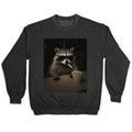 Coffee Raccoon Crewneck Sweatshirt