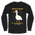 Respect My Homies Longsleeve Tee