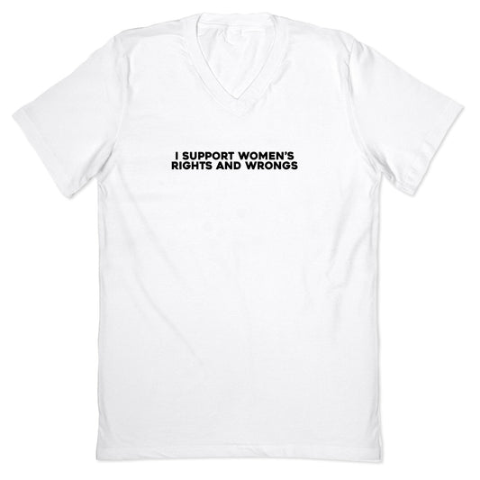 Womens Rights And Wrongs V-Neck