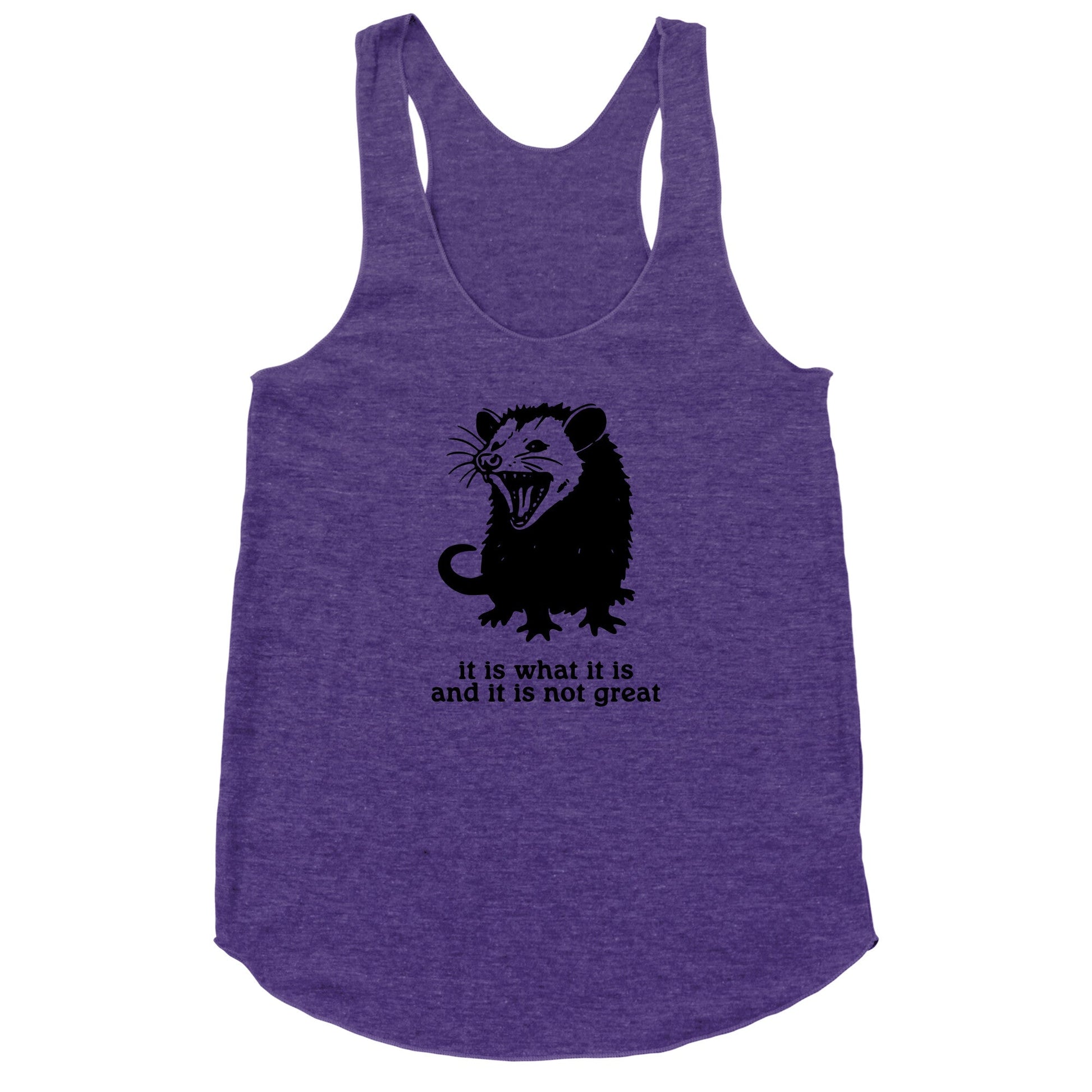 It Is What It Is Racerback Tank