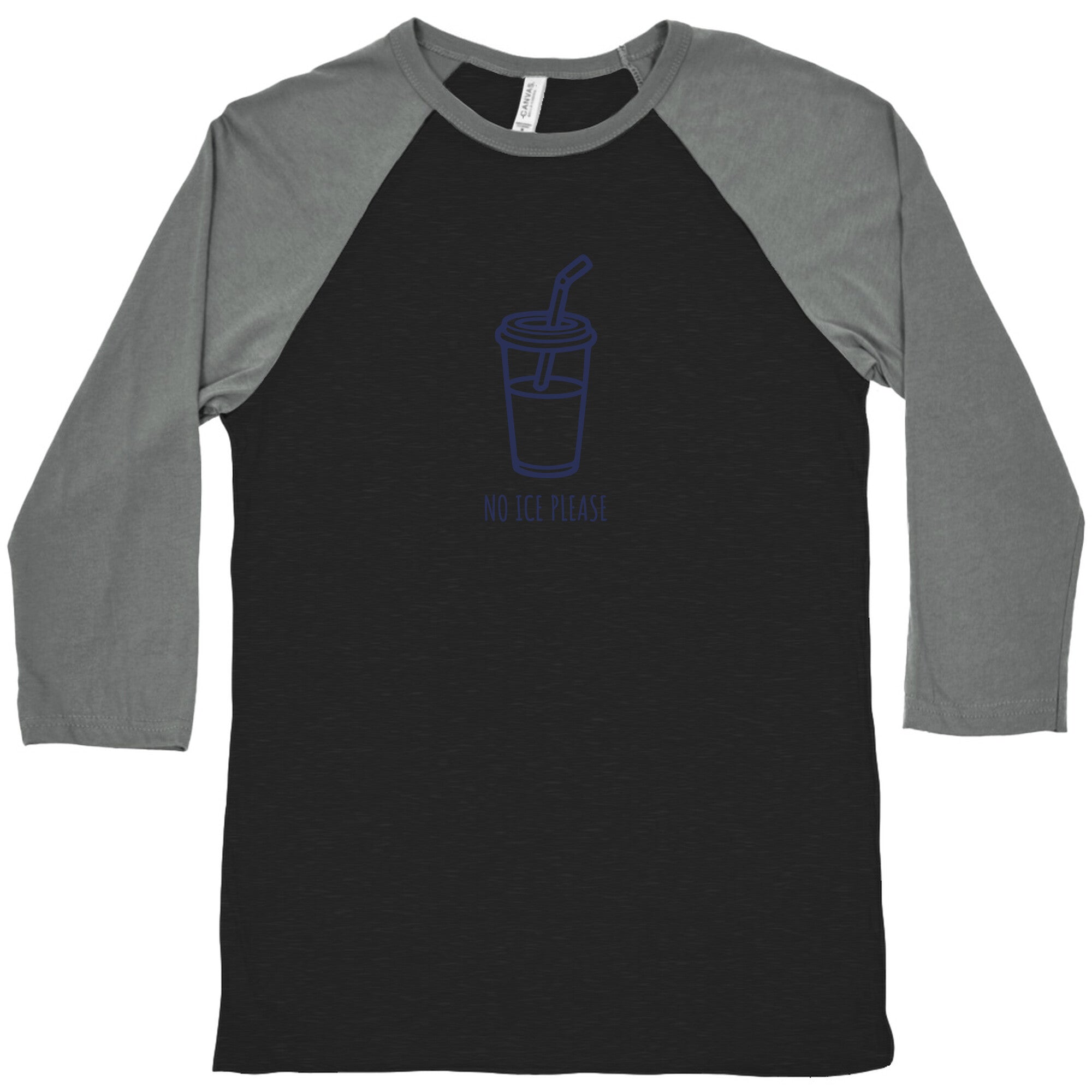 No ICE Please Baseball Tee