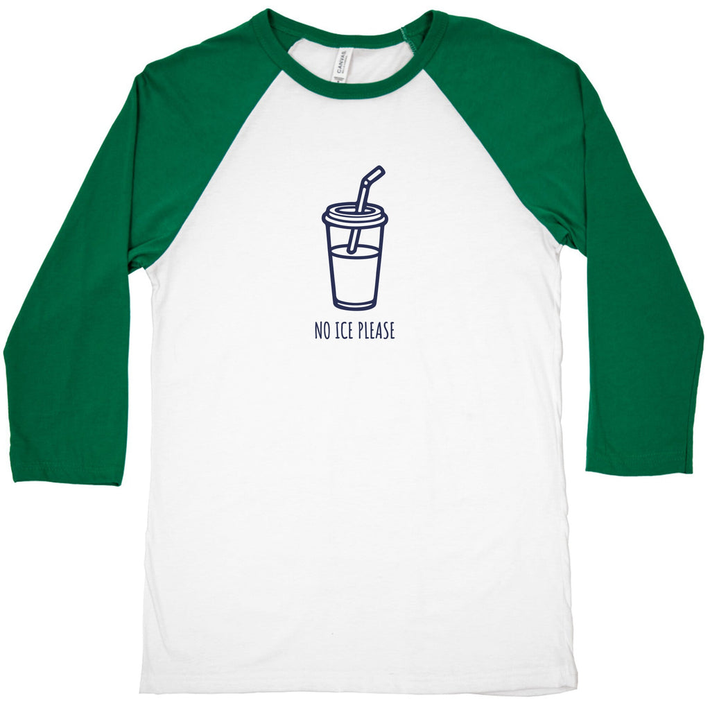 No ICE Please Baseball Tee