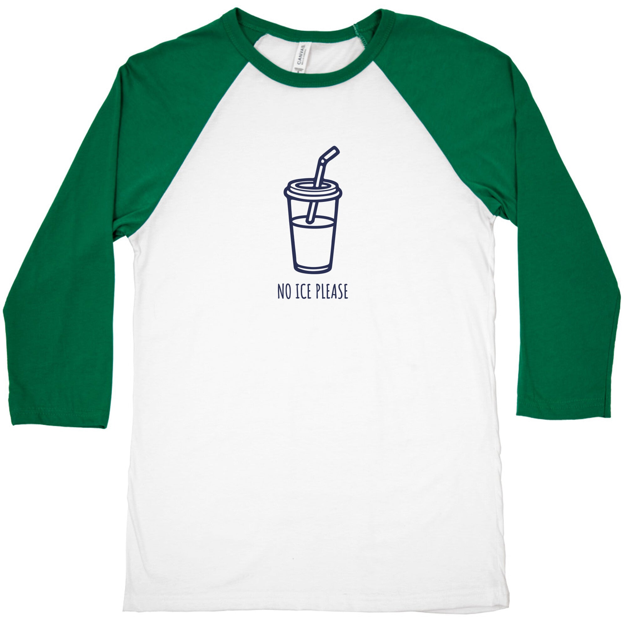No ICE Please Baseball Tee