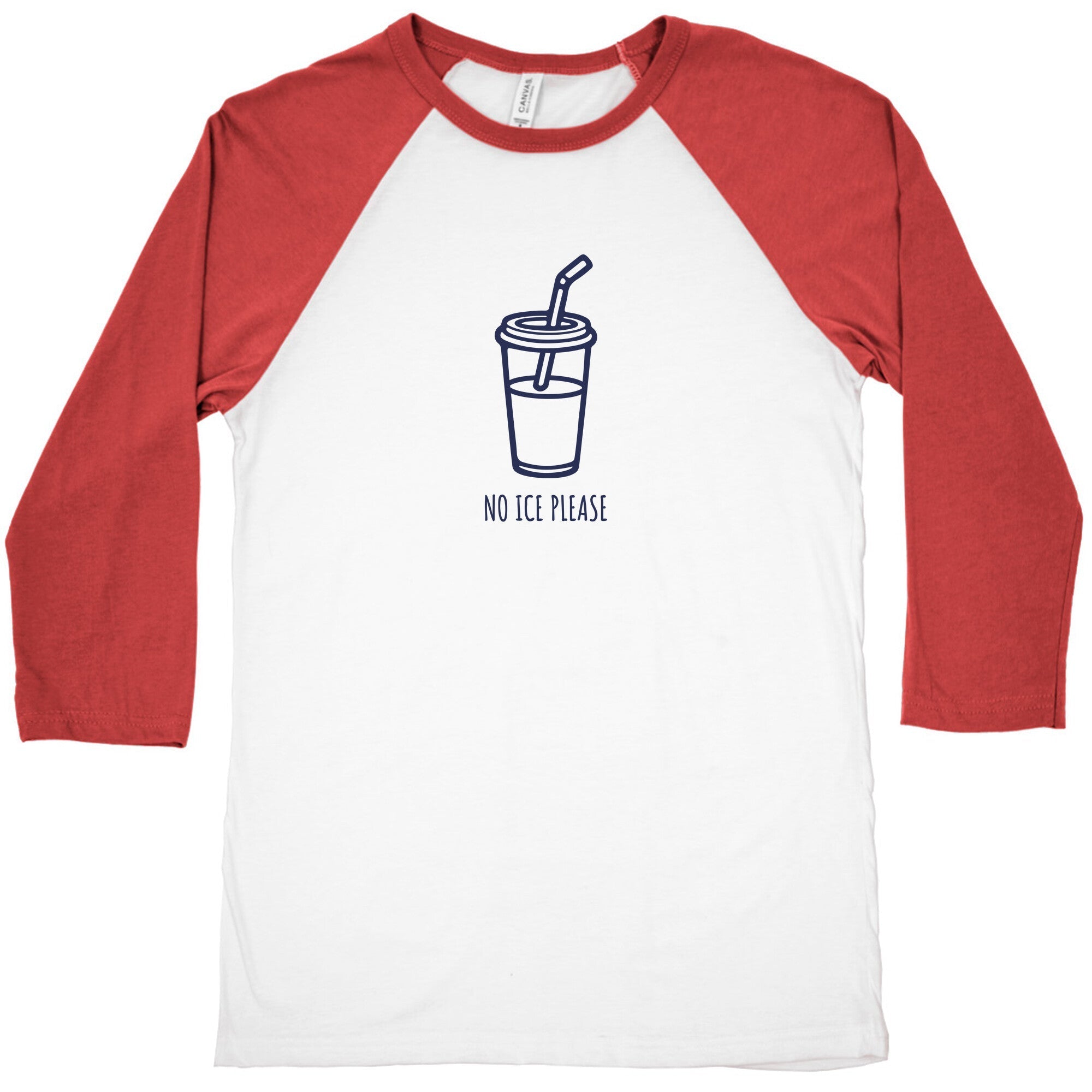 No ICE Please Baseball Tee