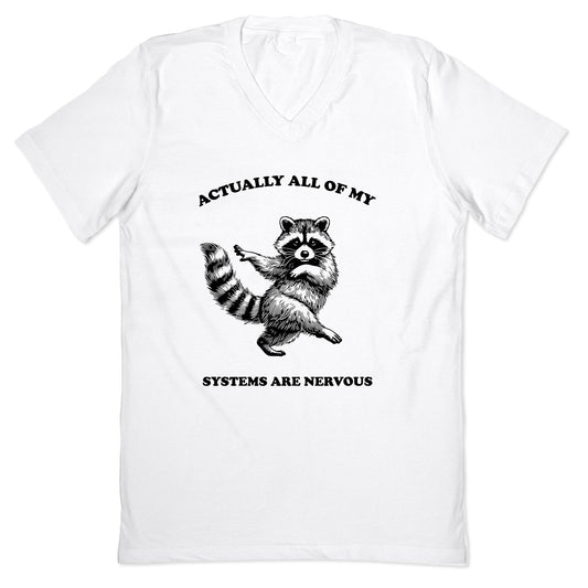 All Of My Systems Are Nervous V-Neck