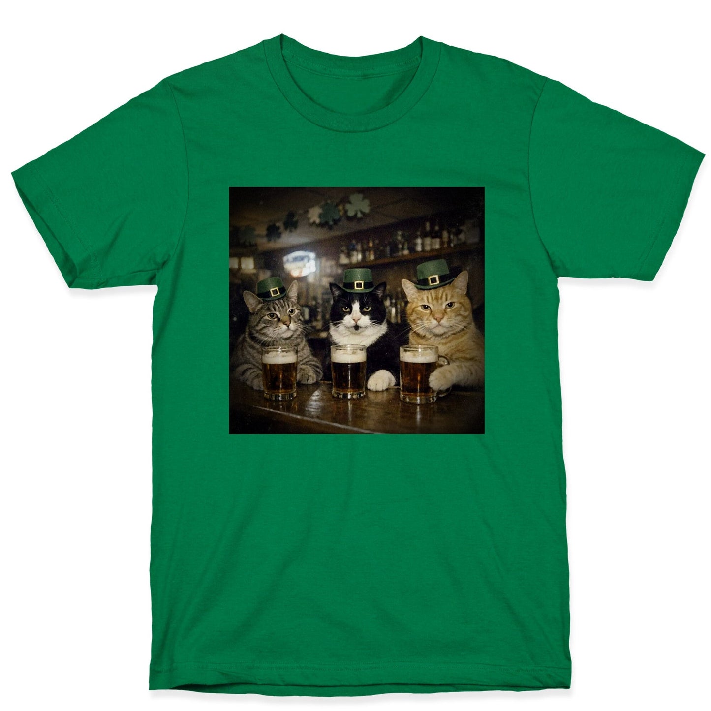 Saint Patrick Cats T-Shirt