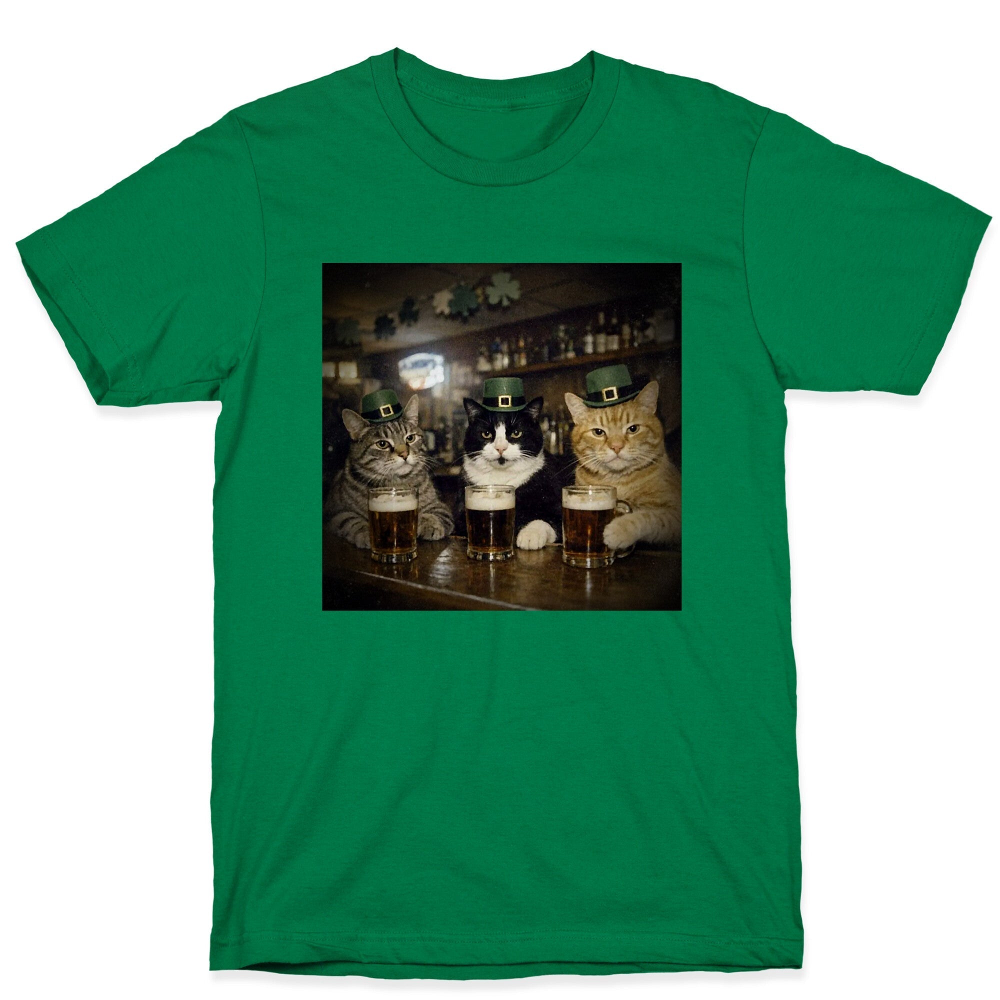 Saint Patrick Cats T-Shirt