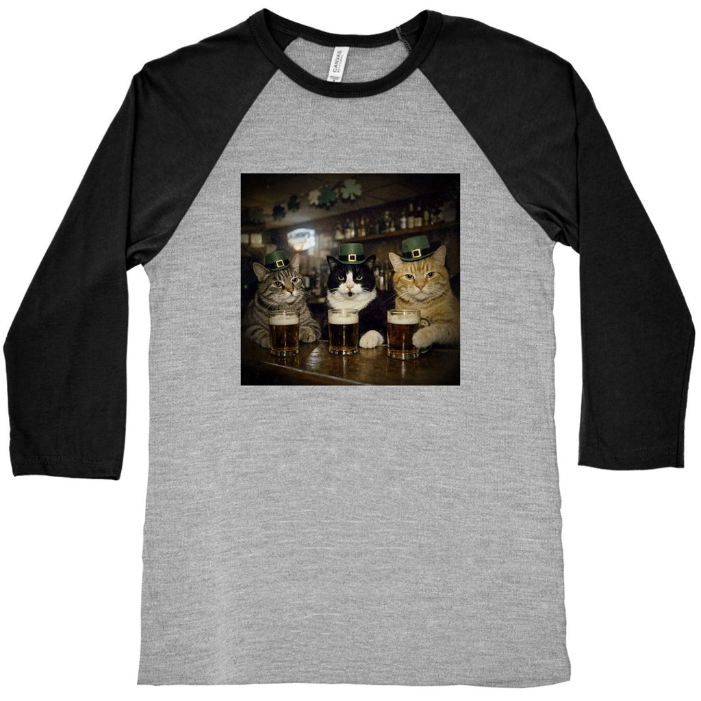 Saint Patrick Cats Baseball Tee
