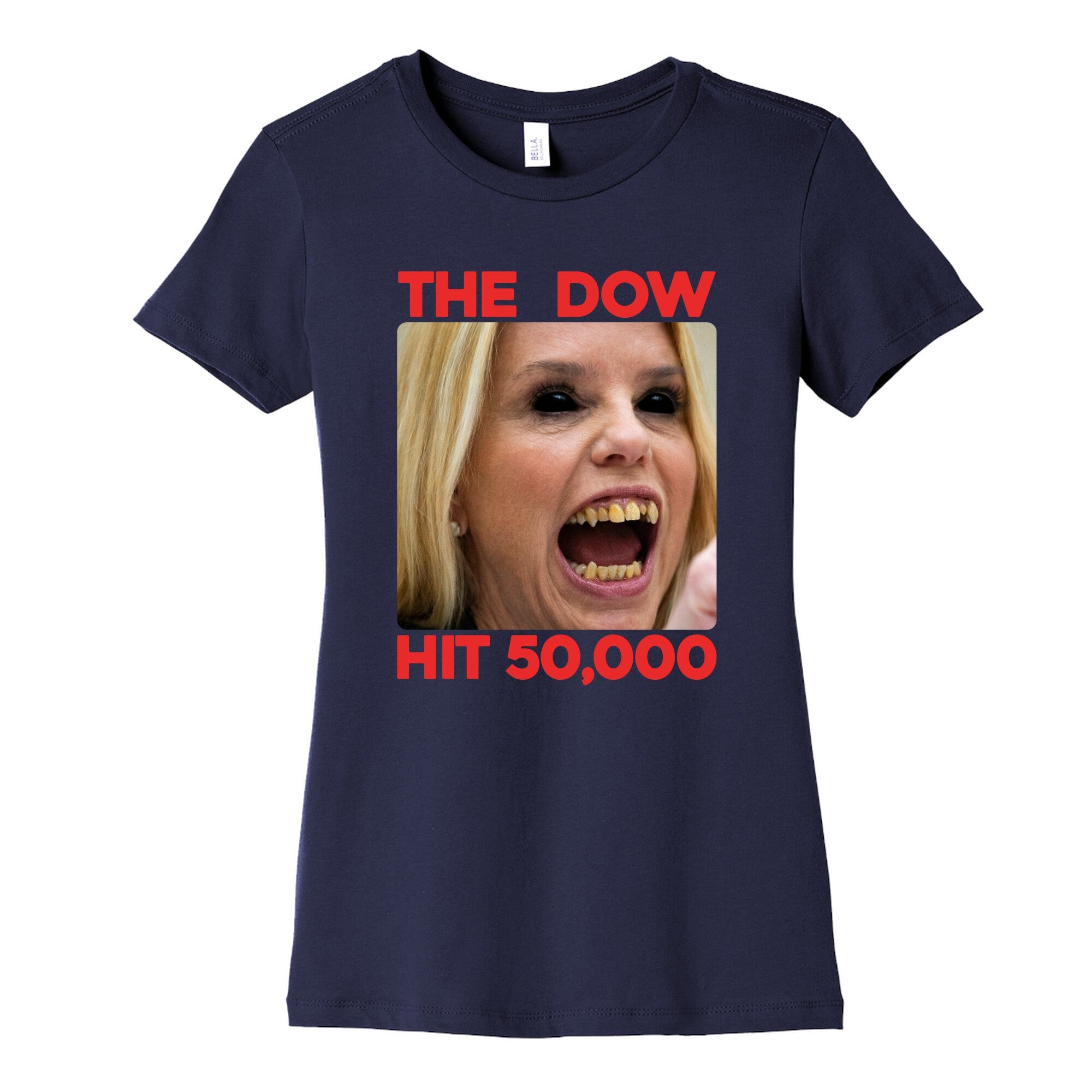 Bondi The DOW Hit 50,000 Womens Cotton Tee