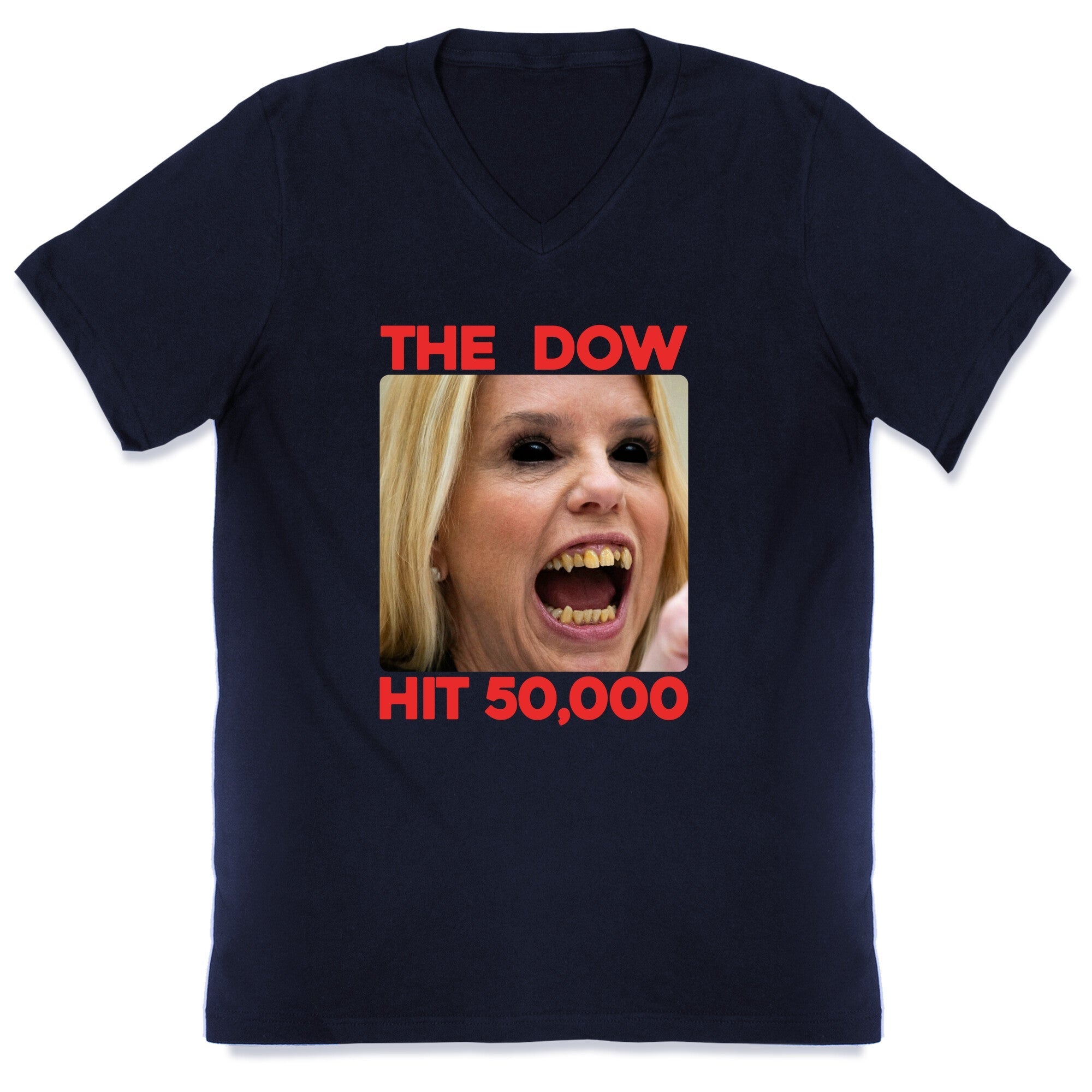 Bondi The DOW Hit 50,000 V-Neck