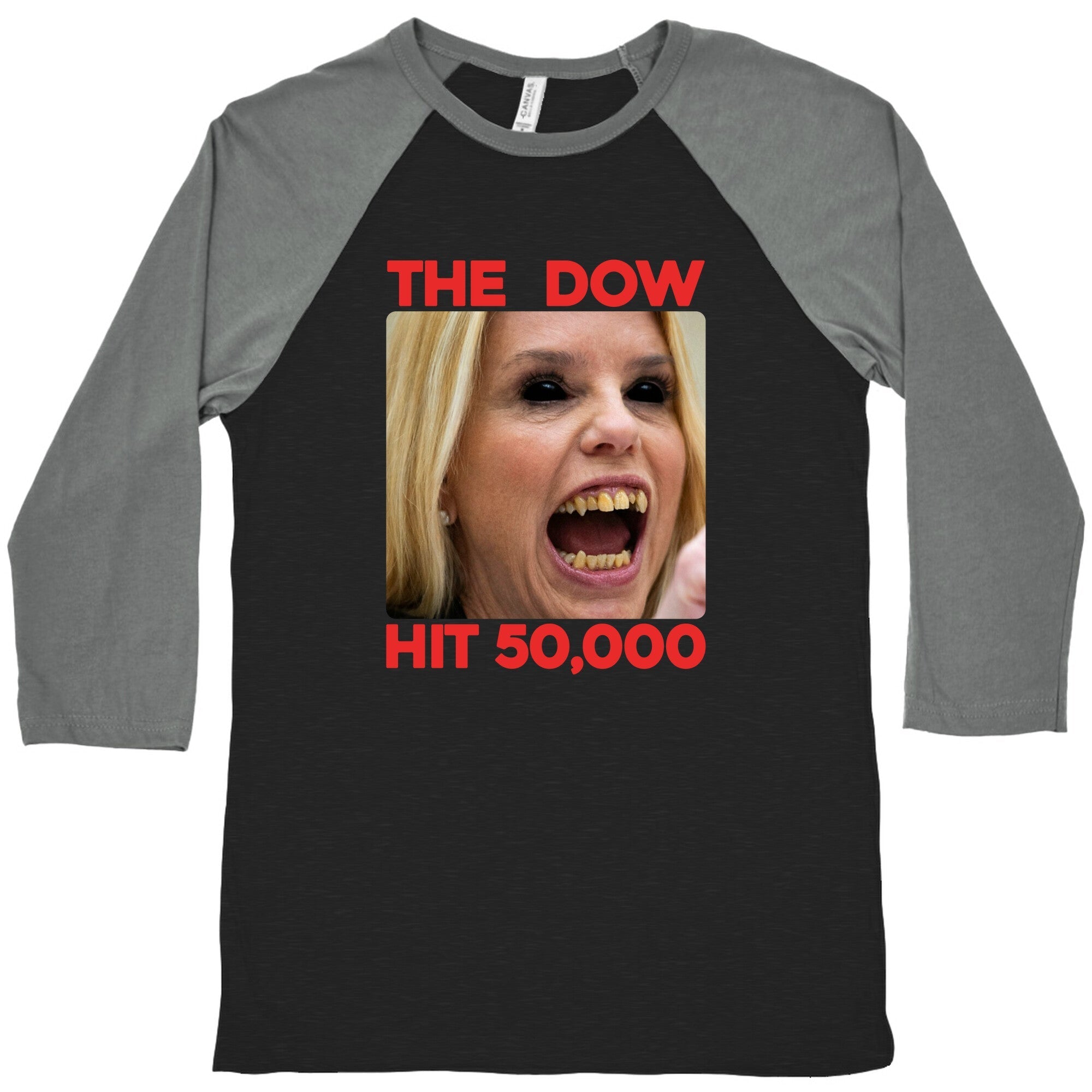 Bondi The DOW Hit 50,000 Baseball Tee
