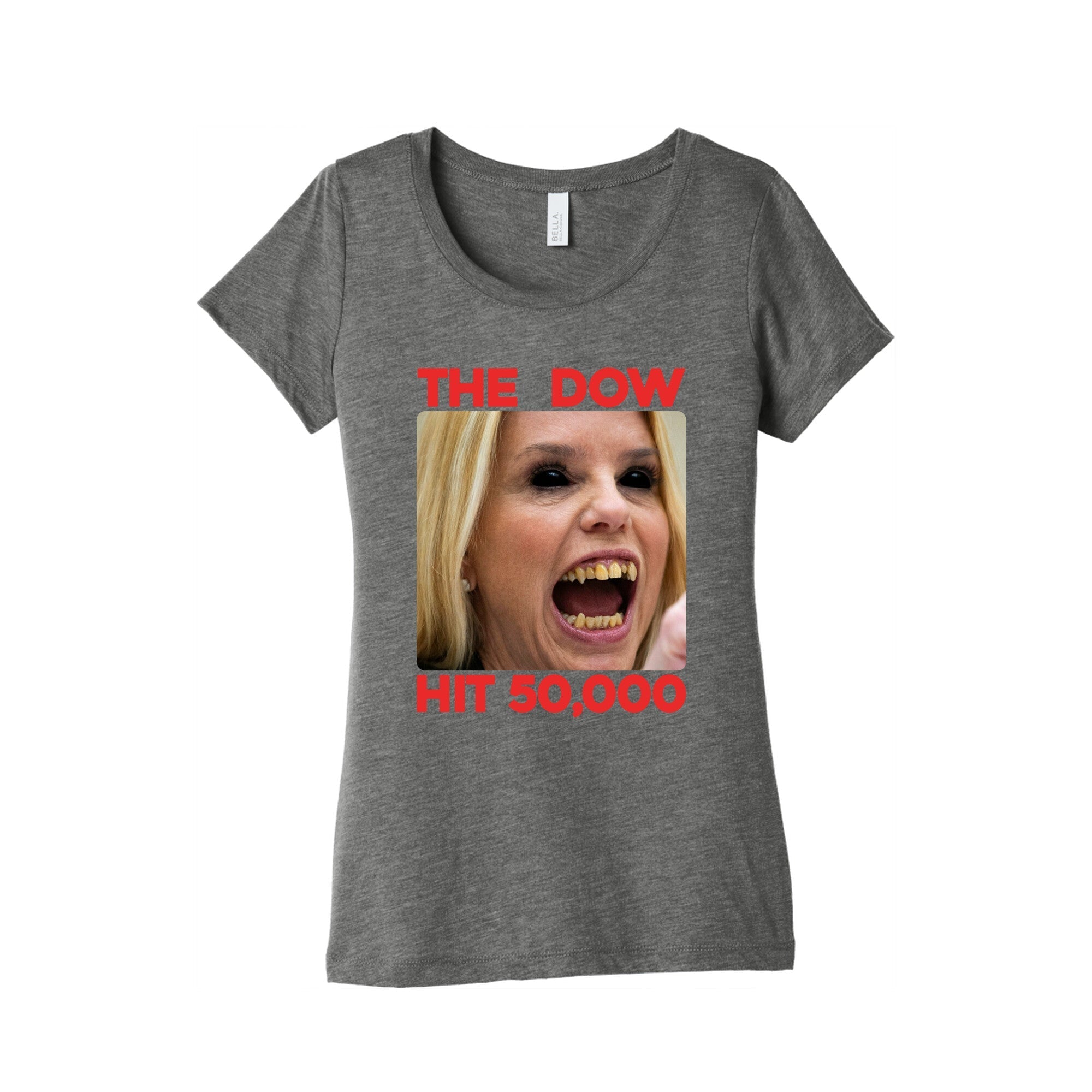 Bondi The DOW Hit 50,000 Womens Triblend Tee