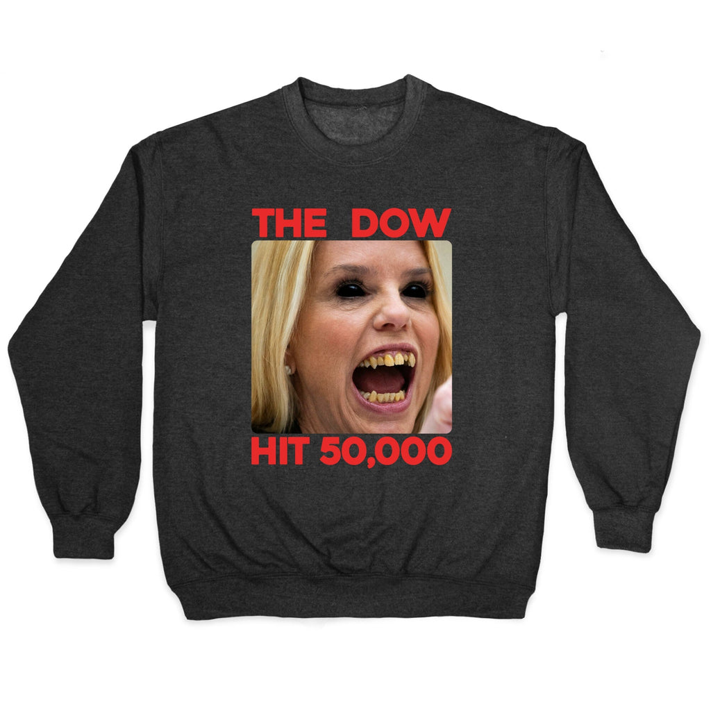 Bondi The DOW Hit 50,000 Crewneck Sweatshirt