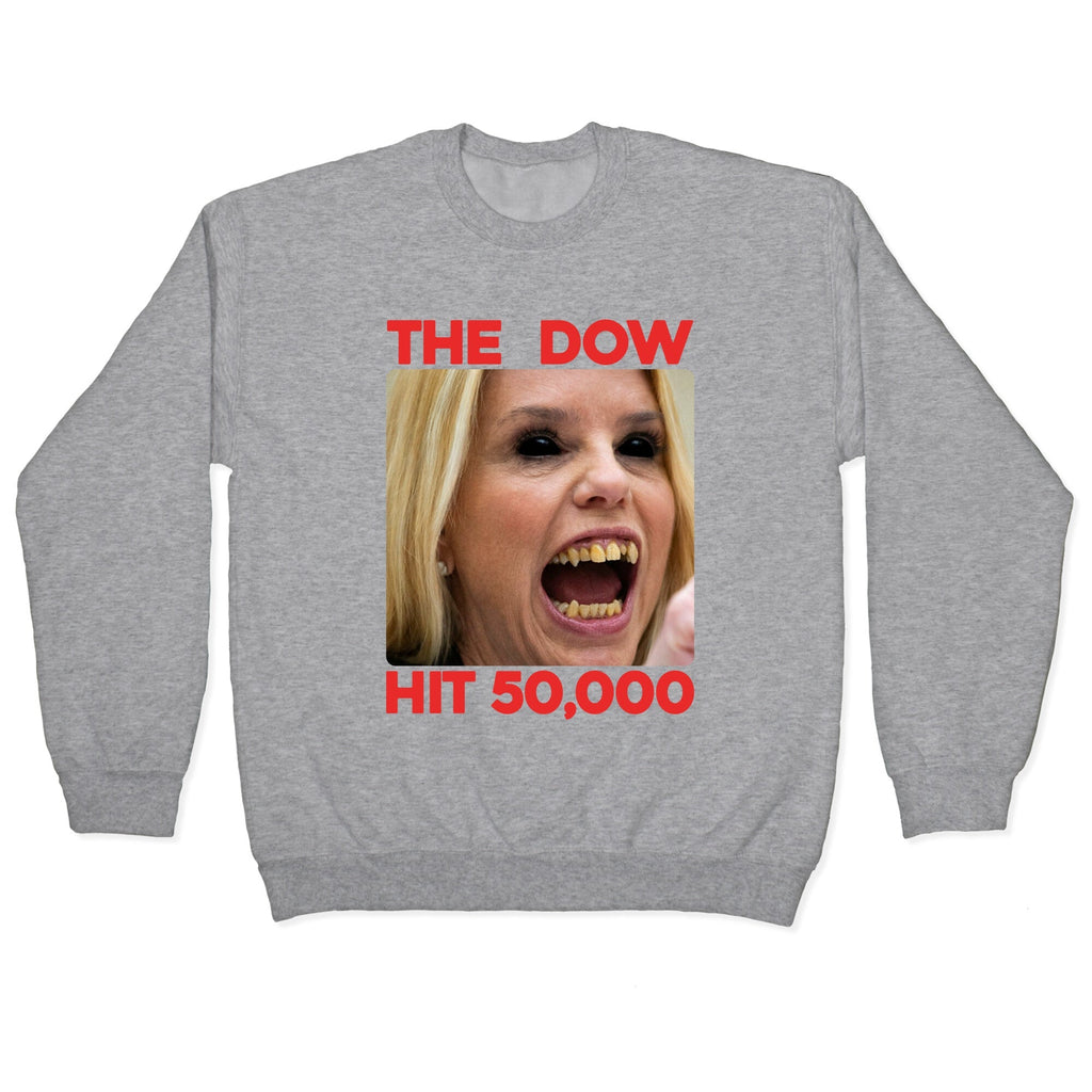 Bondi The DOW Hit 50,000 Crewneck Sweatshirt