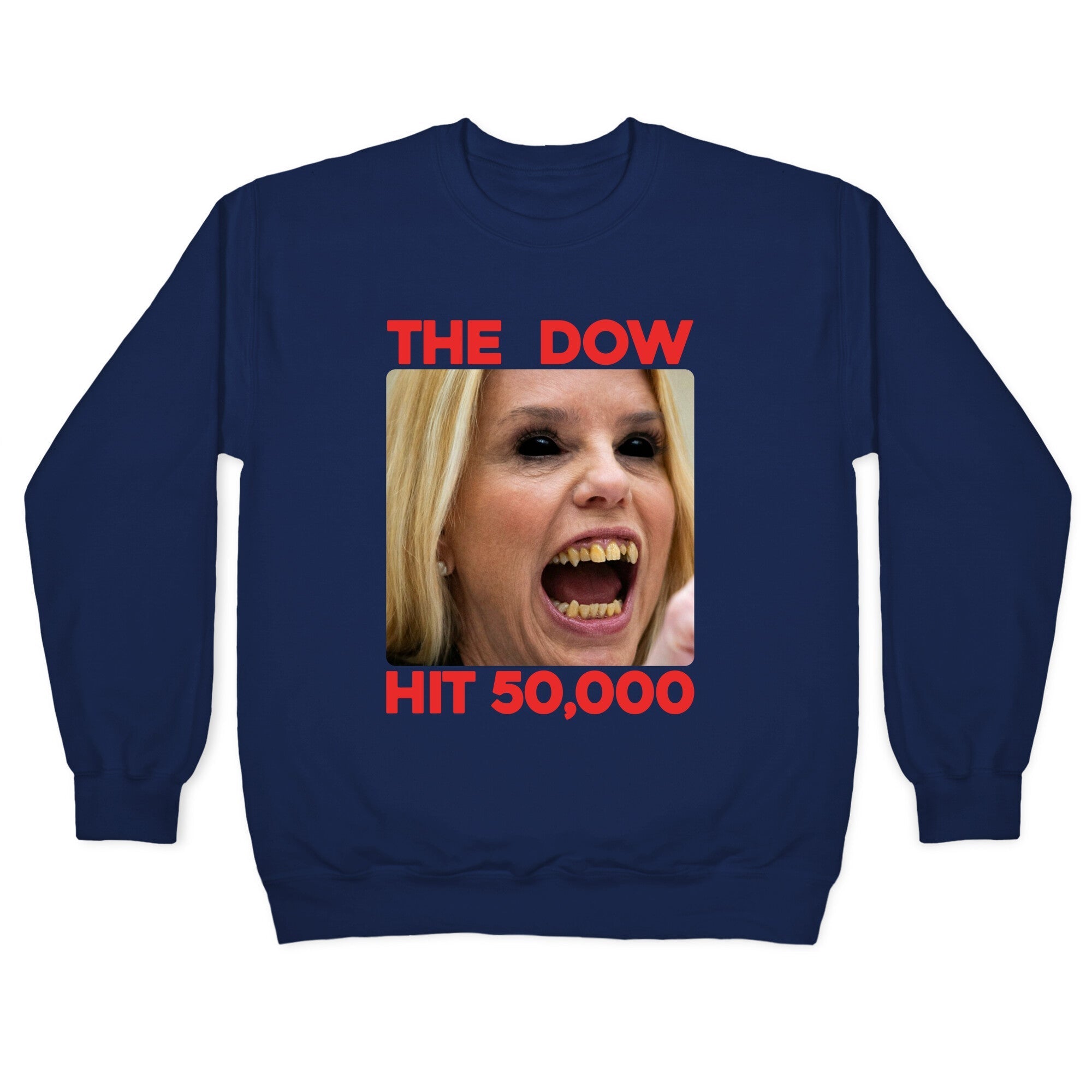 Bondi The DOW Hit 50,000 Crewneck Sweatshirt
