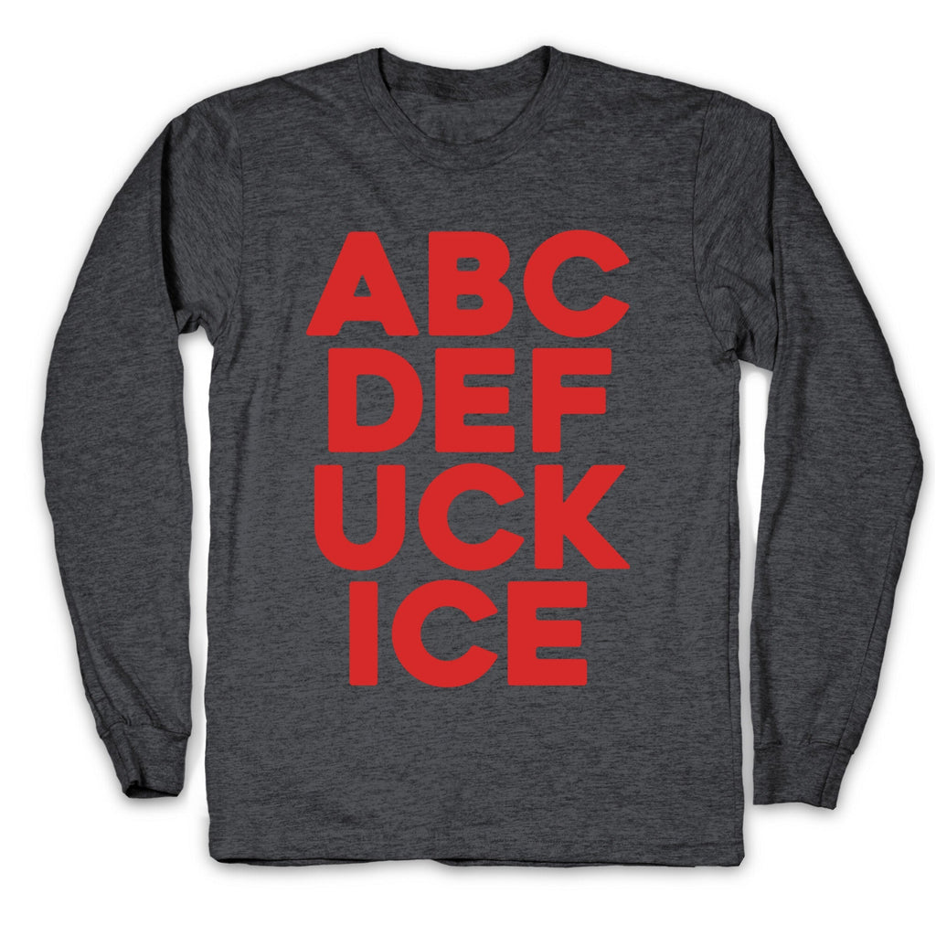 Fuck ICE Alphabet Longsleeve Tee
