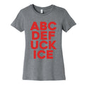 Fuck ICE Alphabet Womens Cotton Tee
