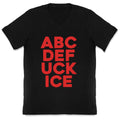 Fuck ICE Alphabet V-Neck