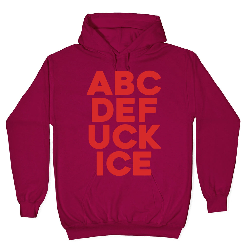 Fuck ICE Alphabet Hoodie