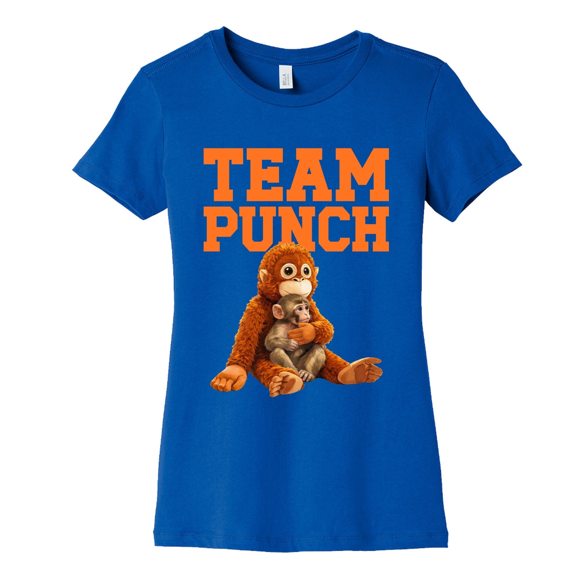 Punch The Monkey Womens Cotton Tee