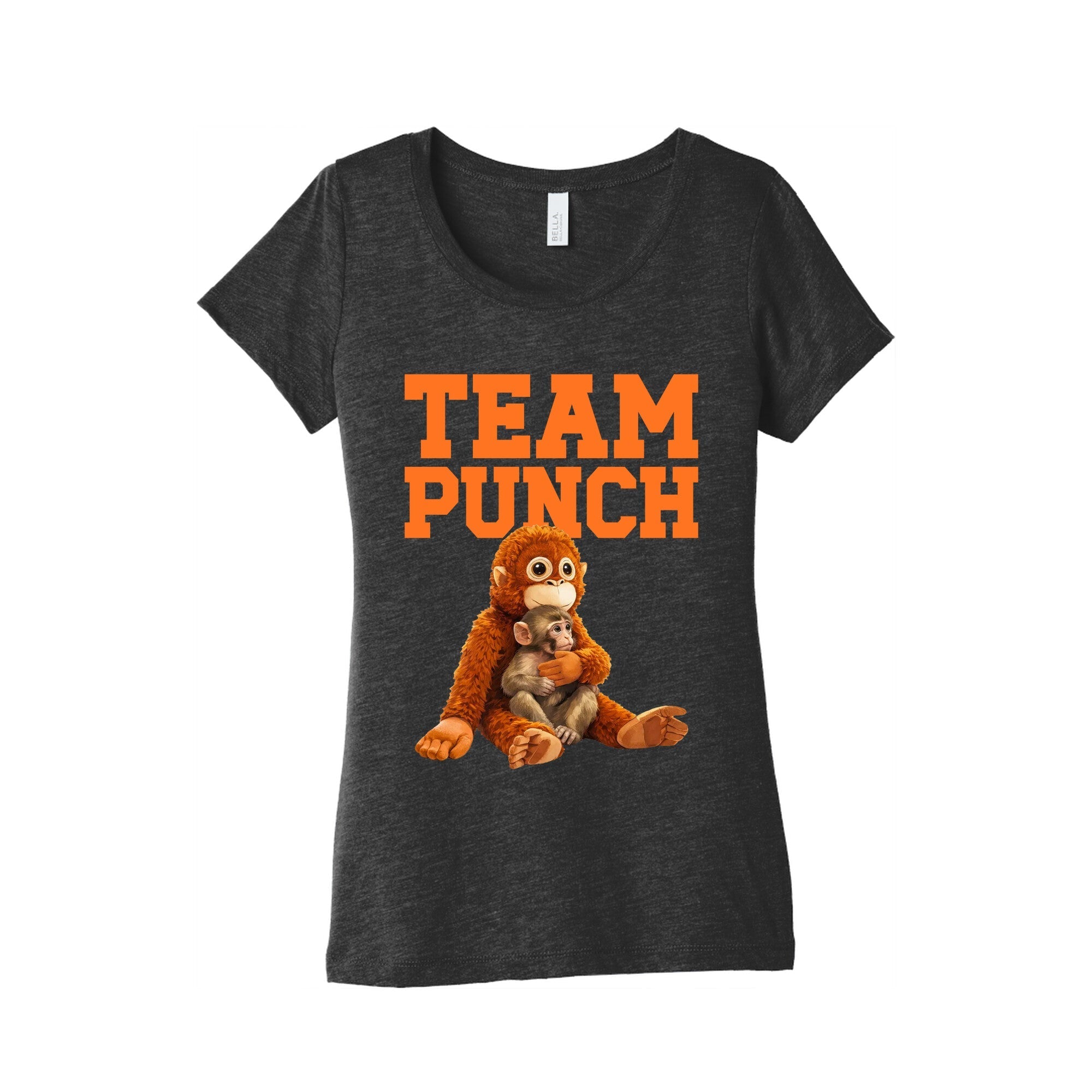Punch The Monkey Womens Triblend Tee