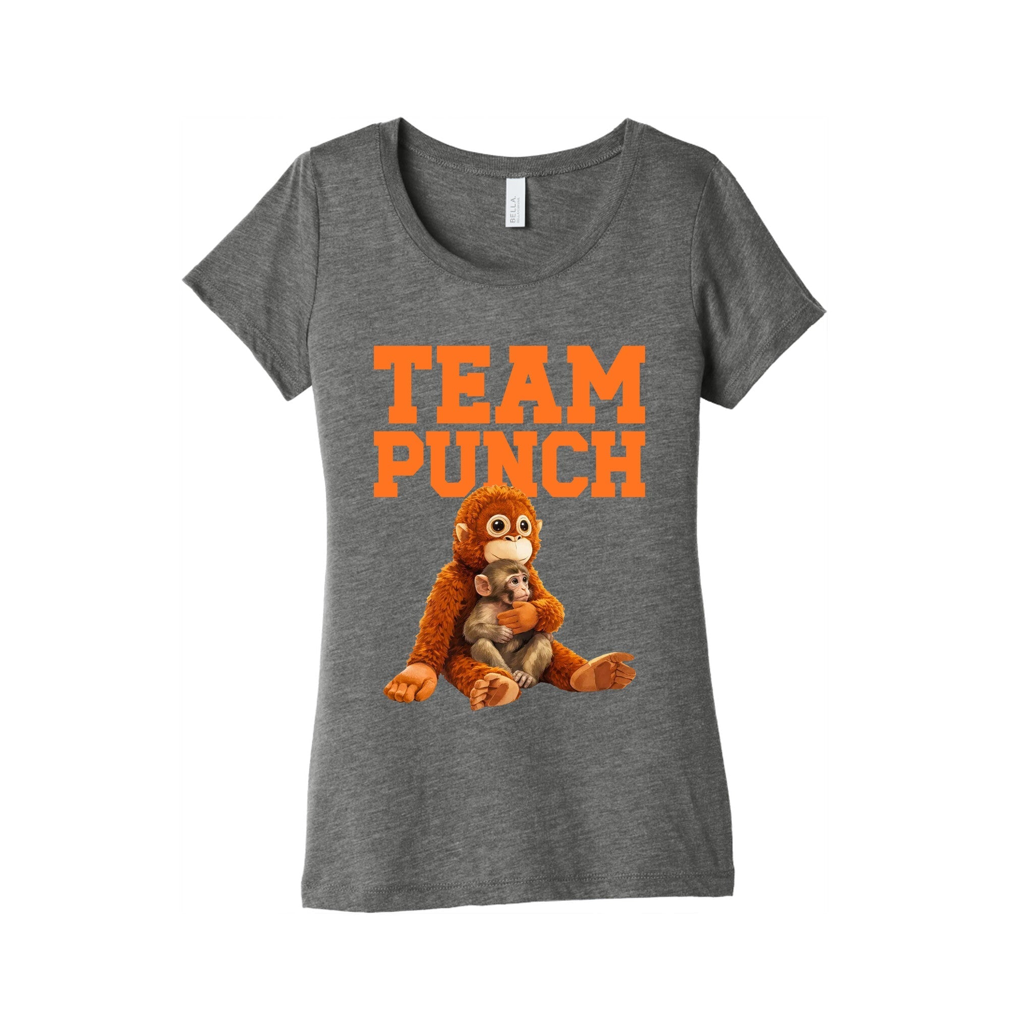Punch The Monkey Womens Triblend Tee