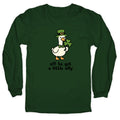 Saint Patricks Day Goose Longsleeve Tee