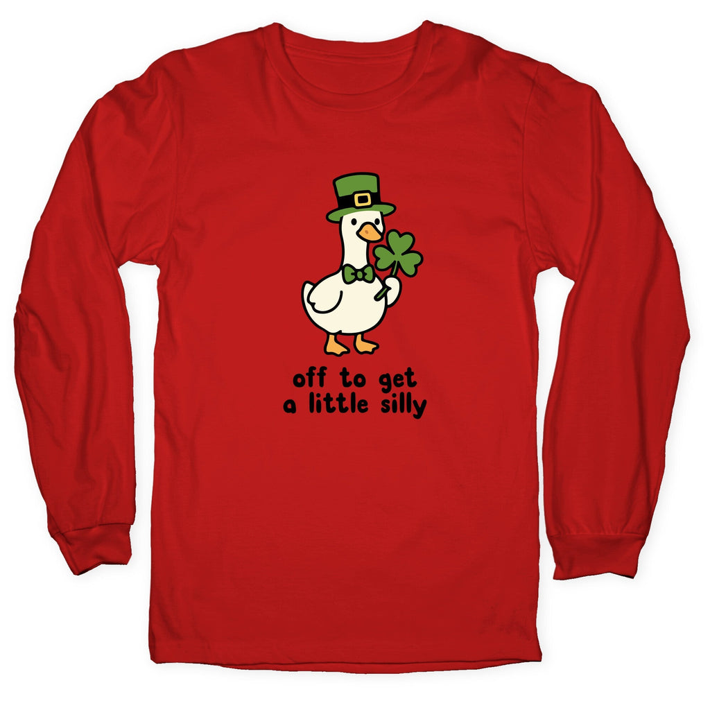 Saint Patricks Day Goose Longsleeve Tee