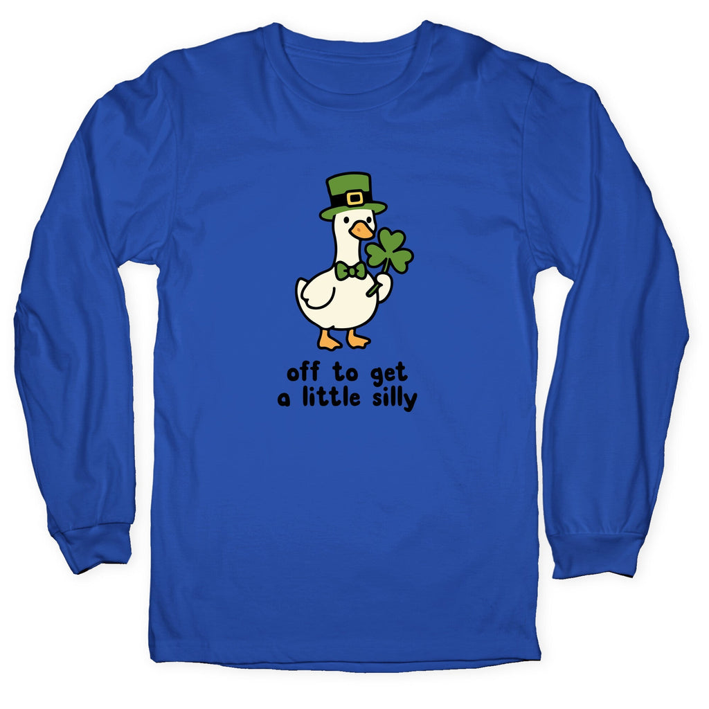 Saint Patricks Day Goose Longsleeve Tee