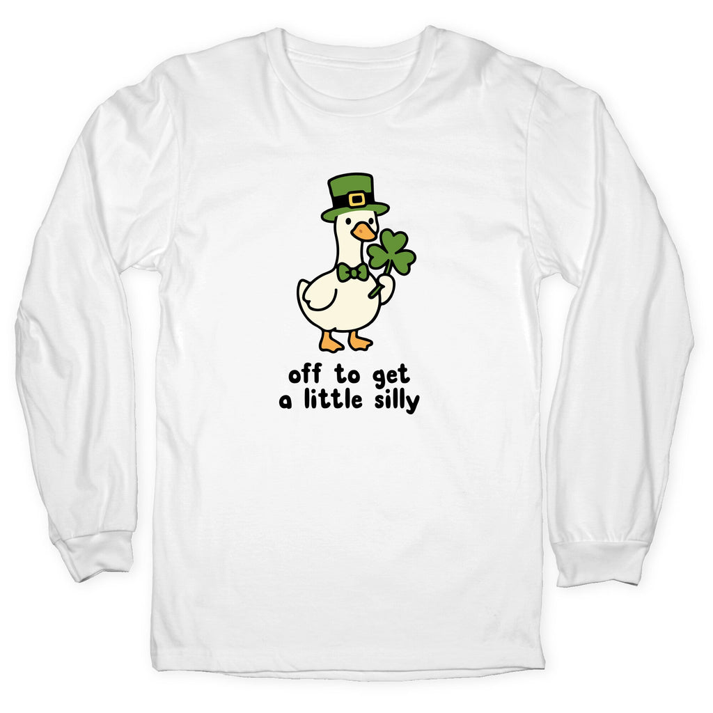Saint Patricks Day Goose Longsleeve Tee