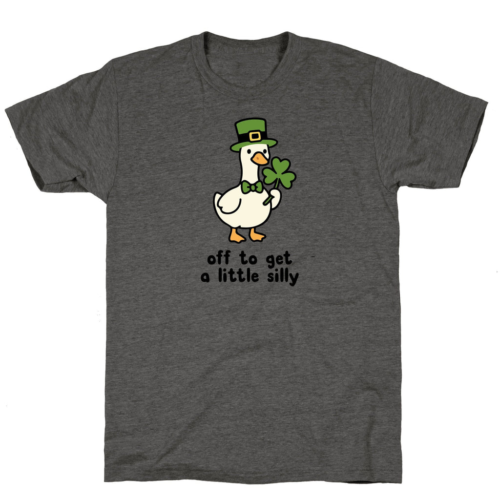 Saint Patricks Day Goose Unisex Triblend Tee