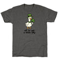 Saint Patricks Day Goose Unisex Triblend Tee