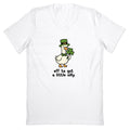 Saint Patricks Day Goose V-Neck