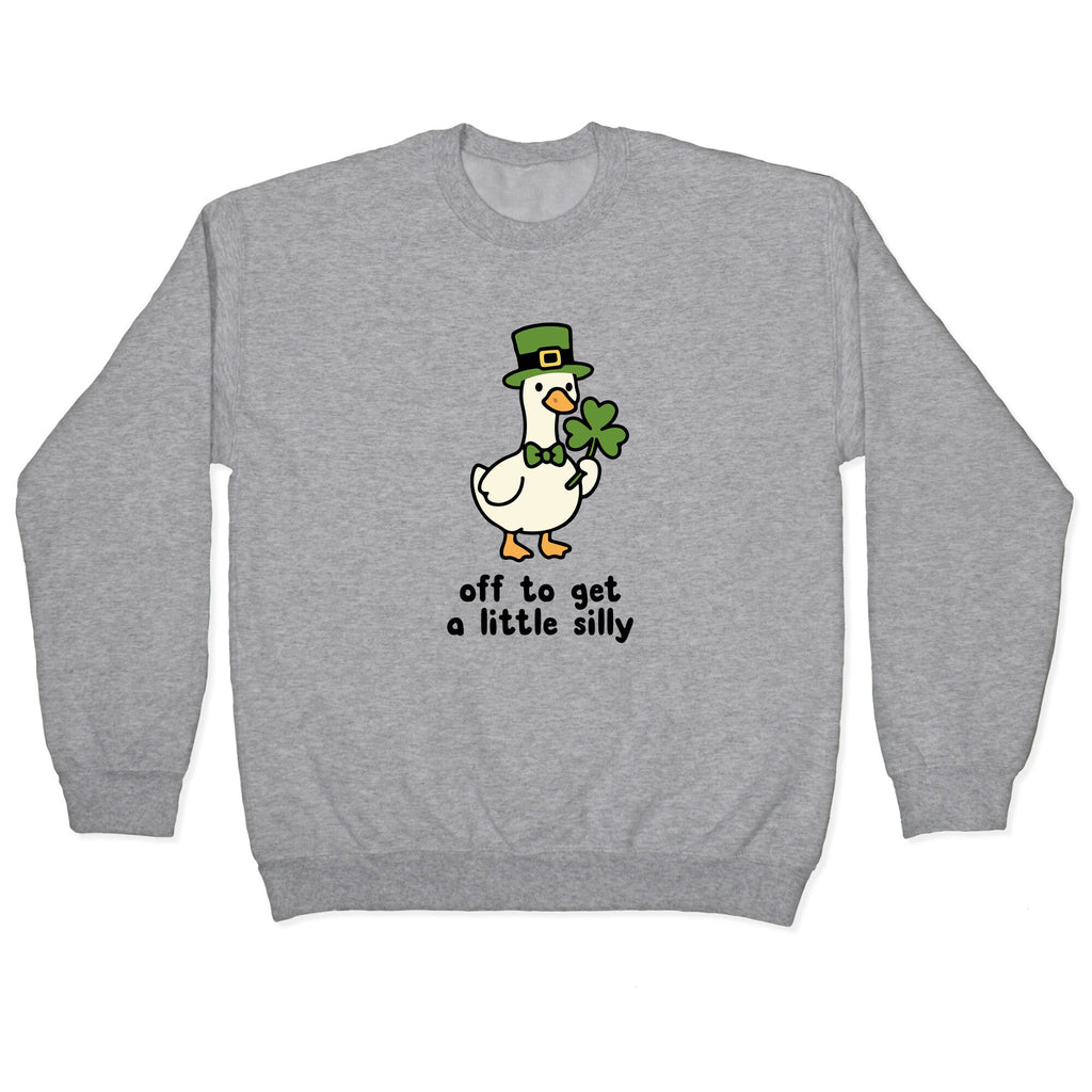 Saint Patricks Day Goose Crewneck Sweatshirt