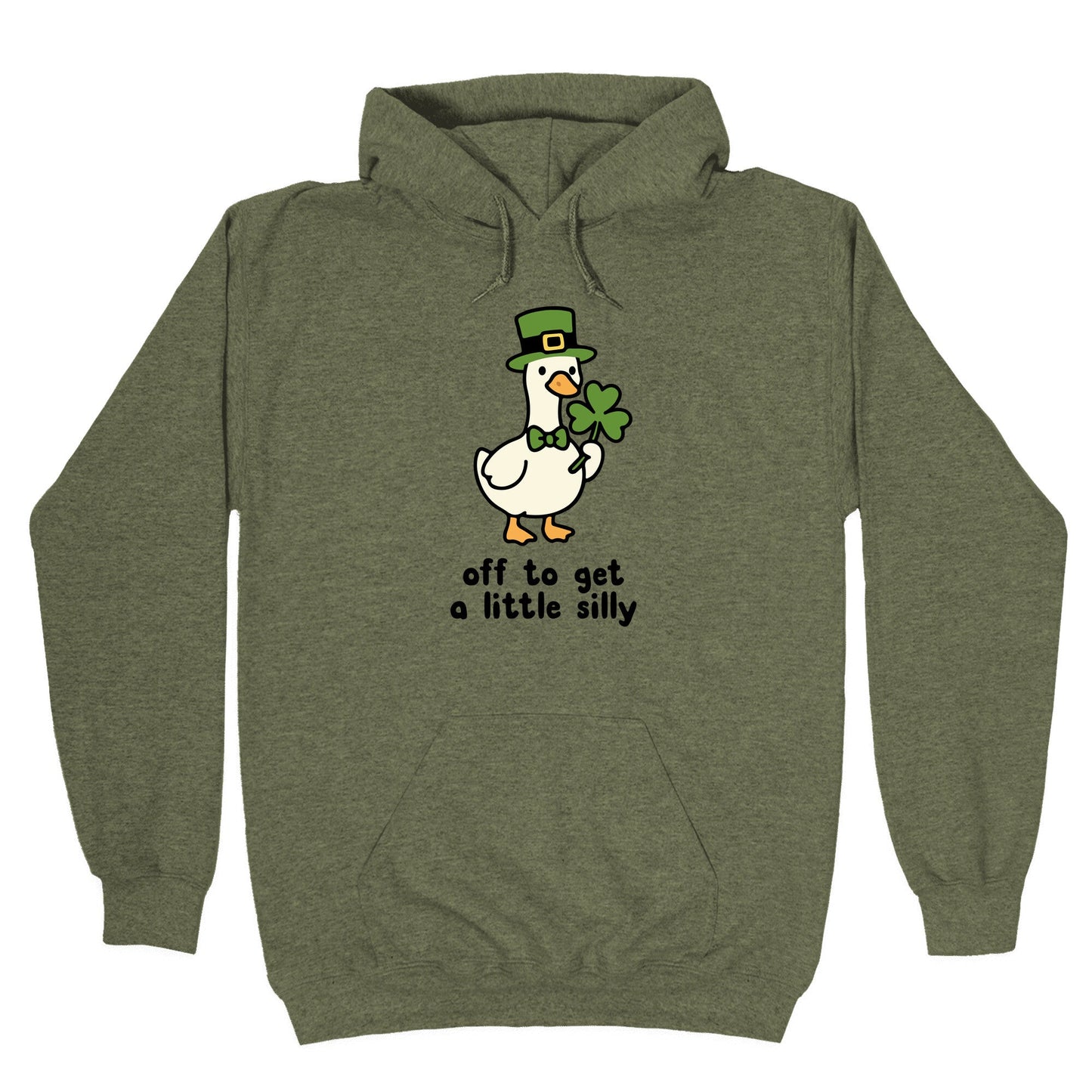 Saint Patricks Day Goose Hoodie
