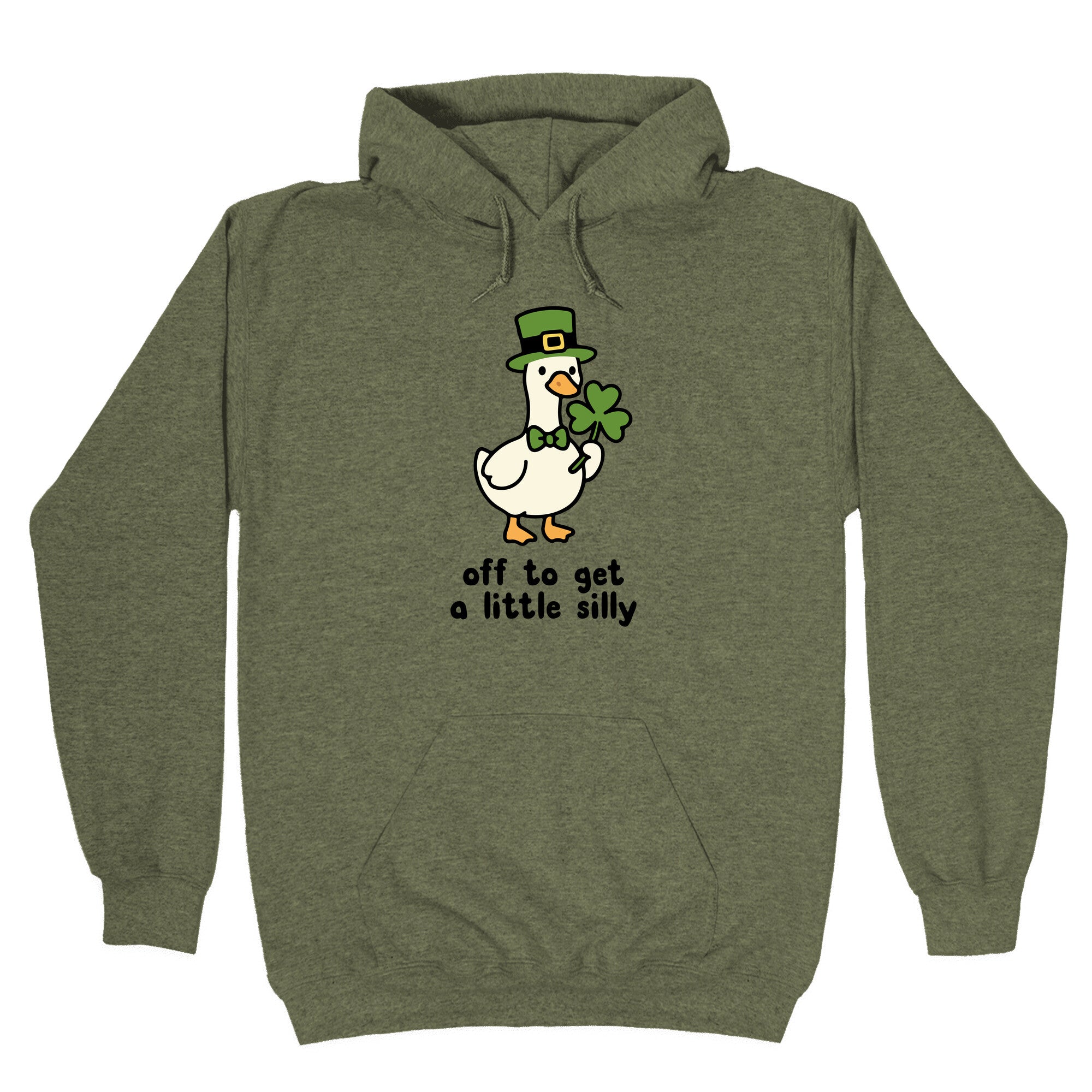 Saint Patricks Day Goose Hoodie