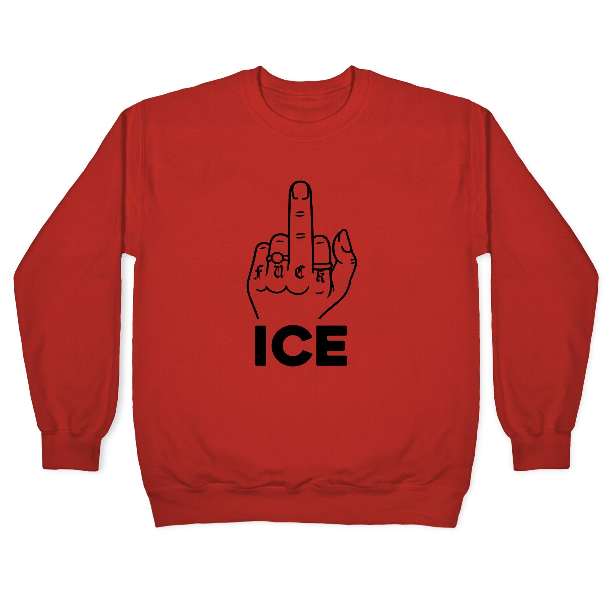 Fuck ICE Crewneck Sweatshirt