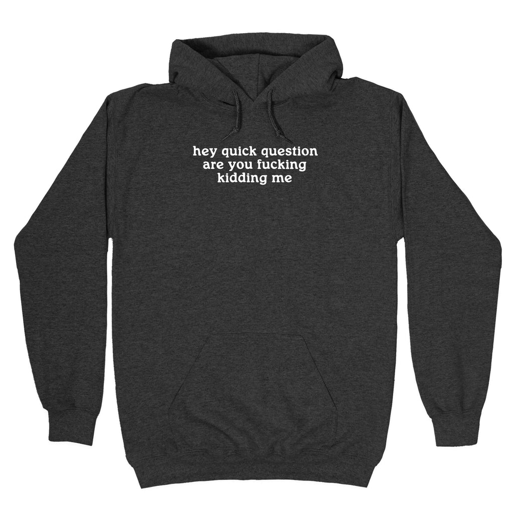 Quick Question Hoodie